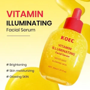 Vitamin C Facial Serum Infused with Niacinamide, Ceramides & Hyaluronic Acid